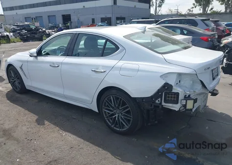 2019 Genesis G70 2.0T Advanced из США, поврежденный, VIN KMTG34LAXKU035434
